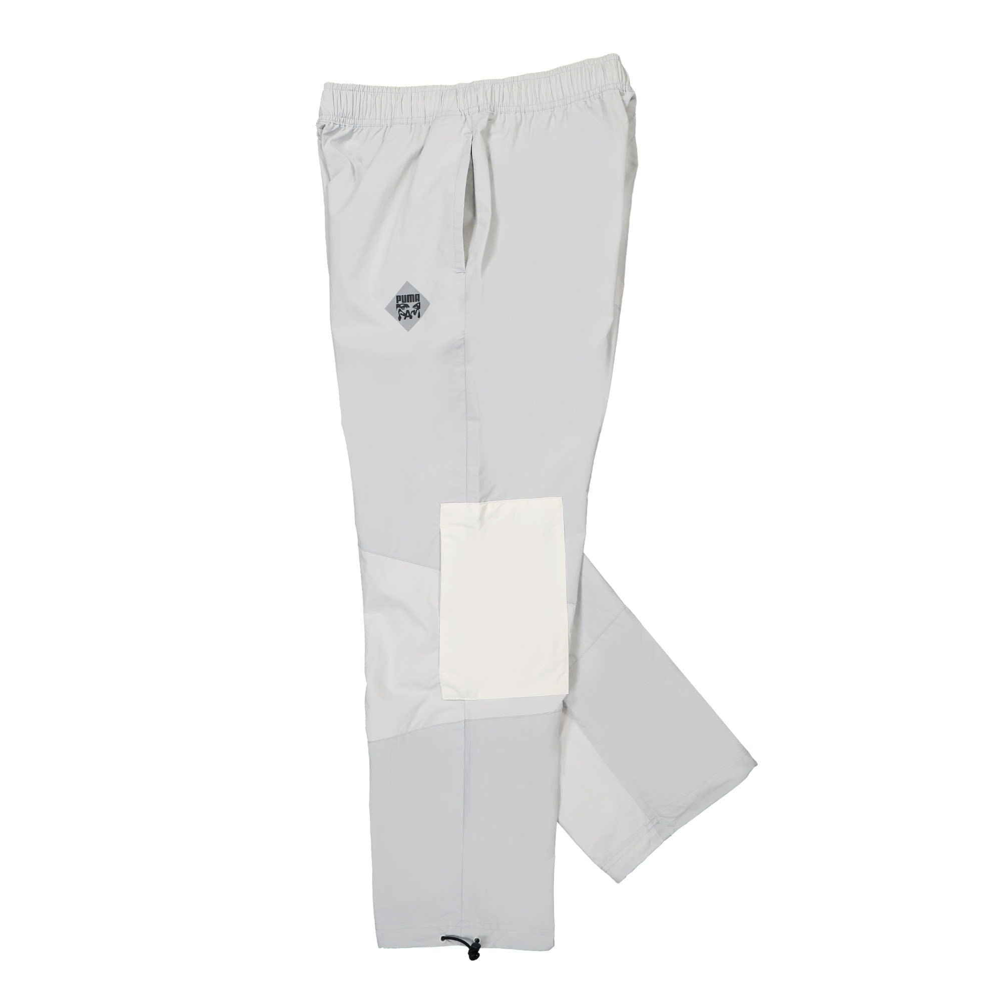 Puma PAM X Puma Woven Pants Flat Light Gray Casual Pants Close-up | Overkill
