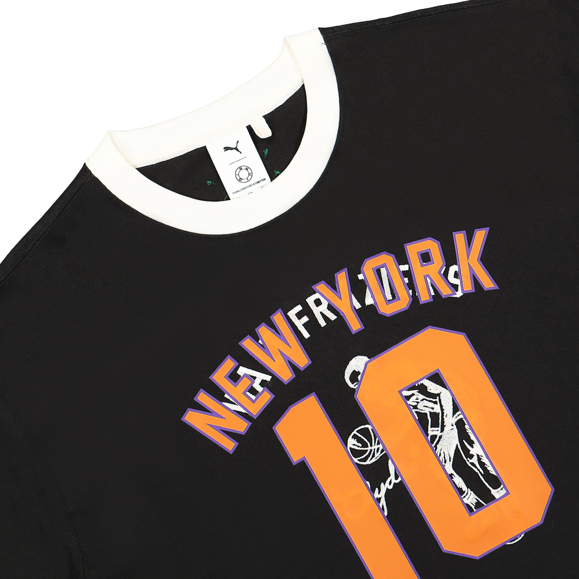 Puma RHUIGI x Puma Graphic Tee Puma Black T-Shirts Close-up | Overkill