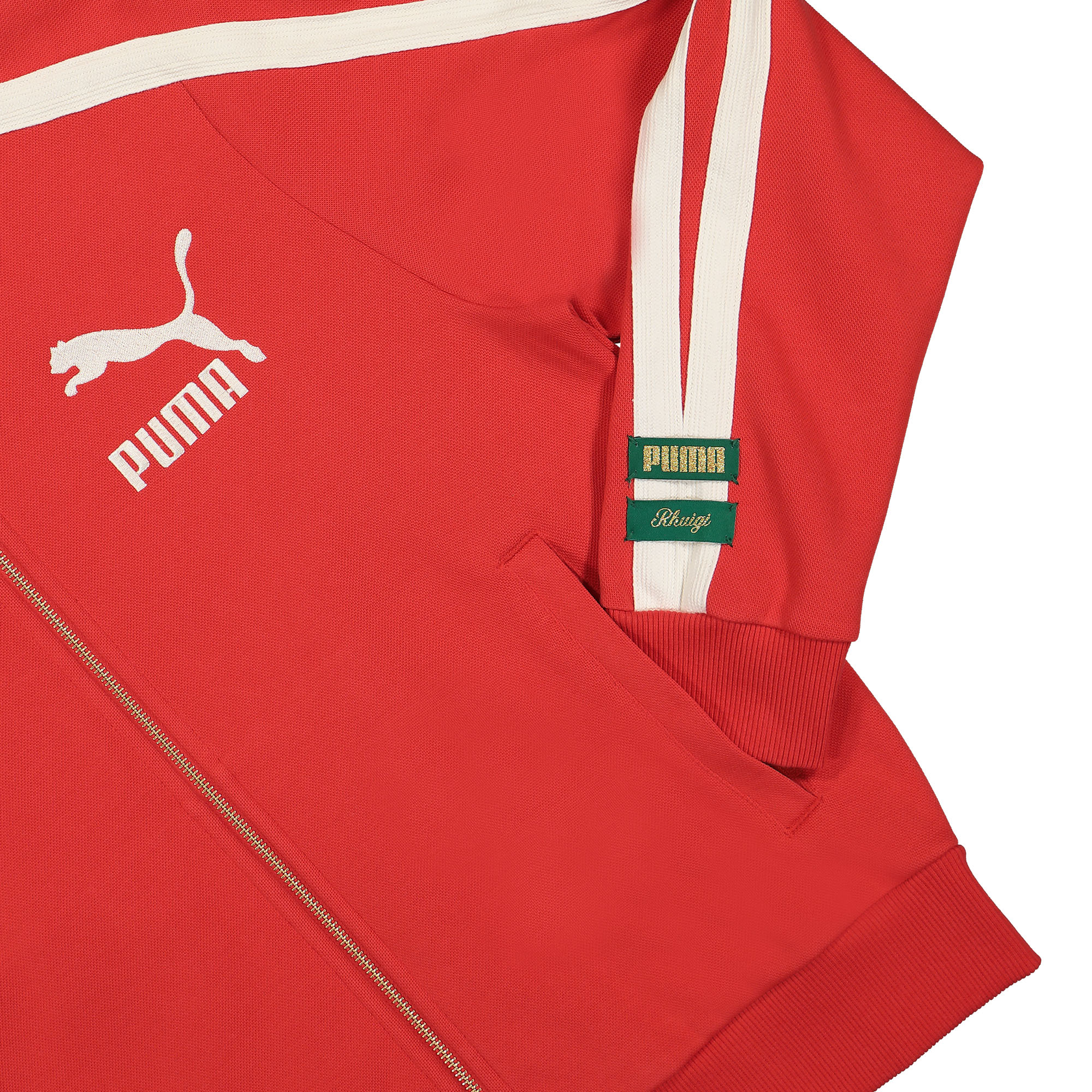 Puma Rhuigi x Puma T7 Track Top For All Time Red Track Jackets Detailfoto | Overkill