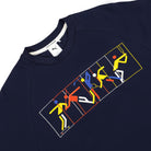Puma MMQ Heroes Graphic Crew Puma Navy Sweatshirts Close-up | Overkill