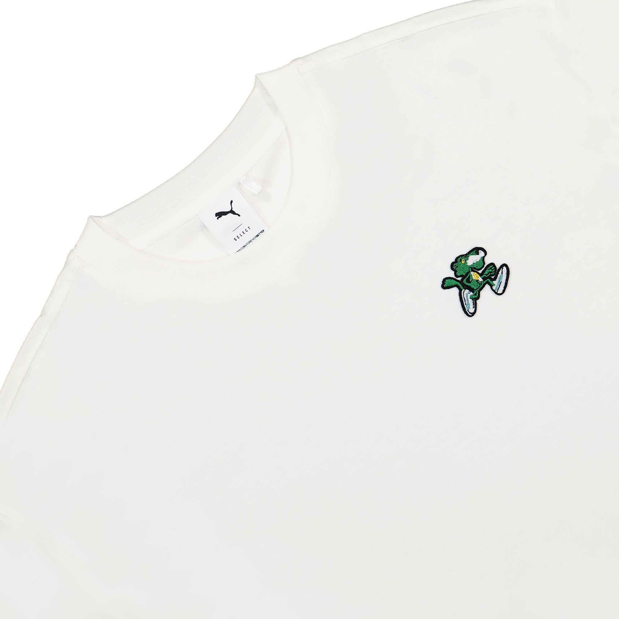 Puma The Mascot Tee White T-Shirts Close-up | Overkill