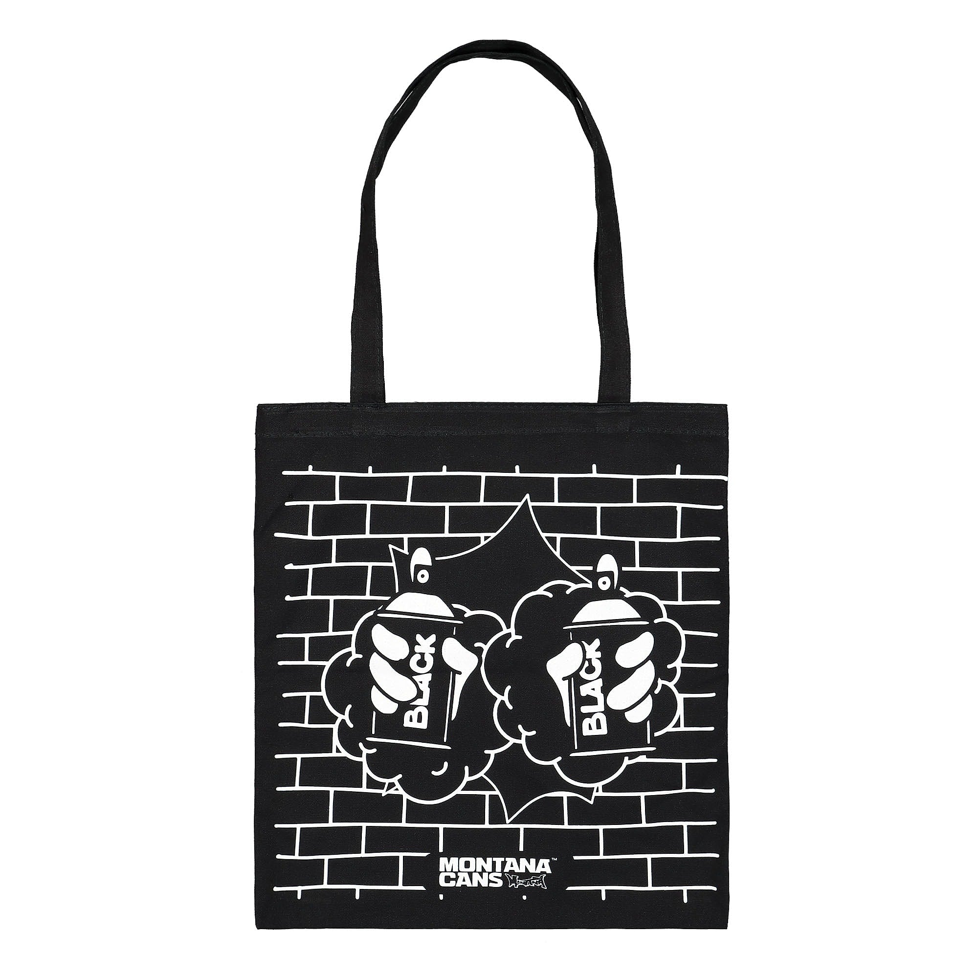 Montana Cotton Bag Brick Black By Superspray Black Shoulder & Cross Body Bags 540097 | Overkill