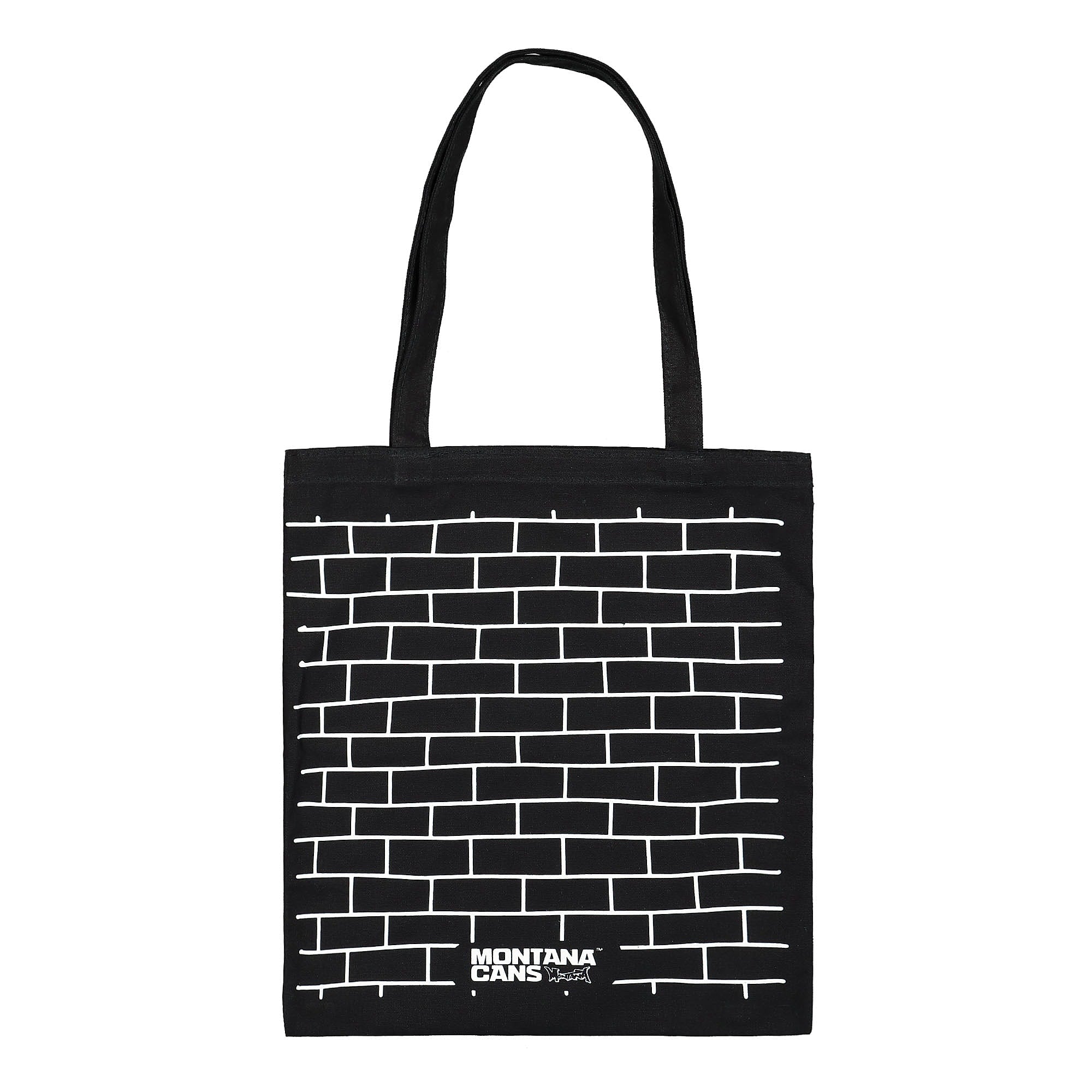 Montana Cotton Bag Brick Black By Superspray Black Shoulder & Cross Body Bags  Material | Overkill