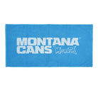 Montana Beach Towel Typo + Logo Blue Towels 540905 | Overkill