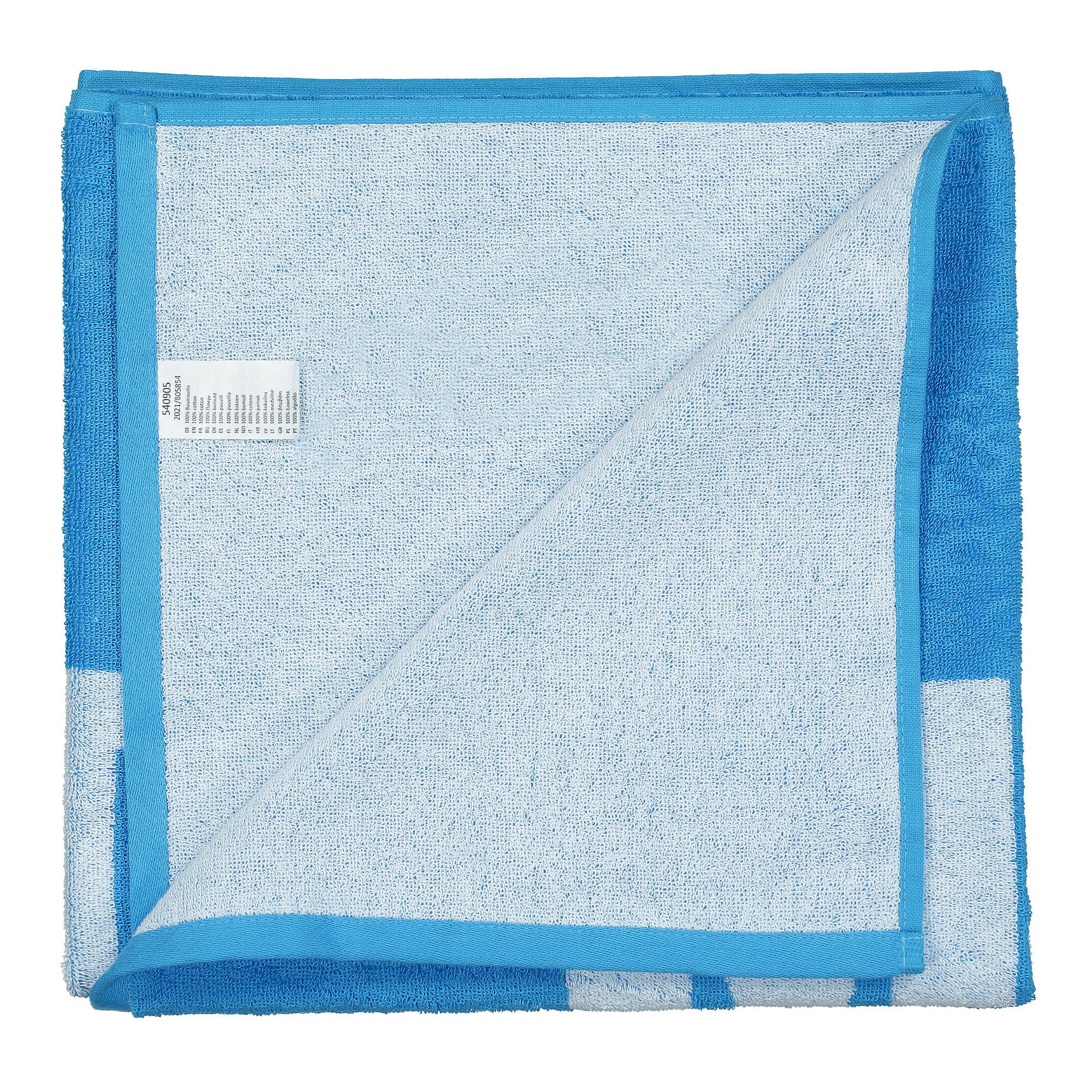 Montana Beach Towel Typo + Logo Blue Towels Close-up | Overkill