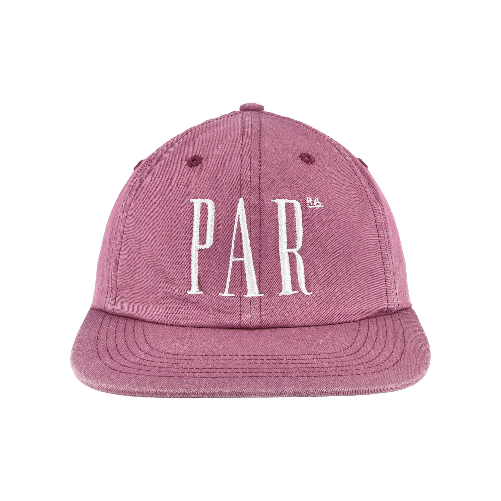 Parra Store Logo 6 Panel Hat Berry Basecap 54295 Detail View 1 | Overkill
