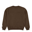 Parra Weird Trad Logo Crew Neck Sweatshirt Brown Sweatshirt 54321 Close-up | Overkill
