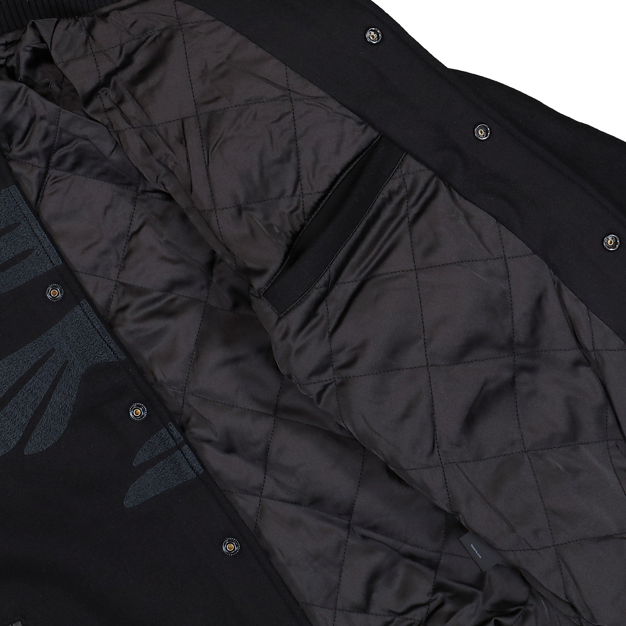 Parra Not Movie Quality Varsity Jacket Black Varsity Jacket 54365 Detail View 2 | Overkill
