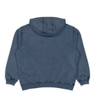 Parra Not Fade Away Zip Hooded Sweatshirt Washed Dark Grey Hoodie 55115 Close-up | Overkill
