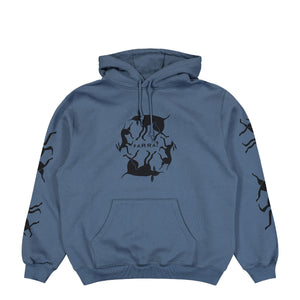Parra Non Grand Cafe Hooded Sweatshirt Blue Hoodie 55231 | Overkill
