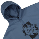 Parra Non Grand Cafe Hooded Sweatshirt Blue Hoodie 55231 Close-up | Overkill

