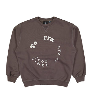 Parra Gasoline Crew Neck Sweatshirt Brown Sweatshirt 55236 | Overkill
