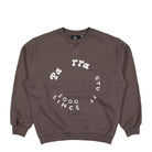 Parra Gasoline Crew Neck Sweatshirt Brown Sweatshirt 55236 | Overkill
