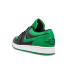 Jordan Air Jordan 1 Low Black / Black - Lucky Green - White Low Top Sneakers  Material | Overkill