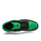 Jordan Air Jordan 1 Low Black / Black - Lucky Green - White Low Top Sneakers  Detailfoto | Overkill