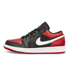 Jordan Air Jordan 1 Low Black / Gym Red - White Low Top Sneakers 553558 066 | Overkill
