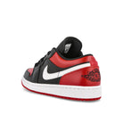 Jordan Air Jordan 1 Low Black / Gym Red - White Low Top Sneakers  Material | Overkill