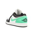 Jordan Air Jordan 1 Low White / Black - Green Glow Low Top Sneakers  Material | Overkill