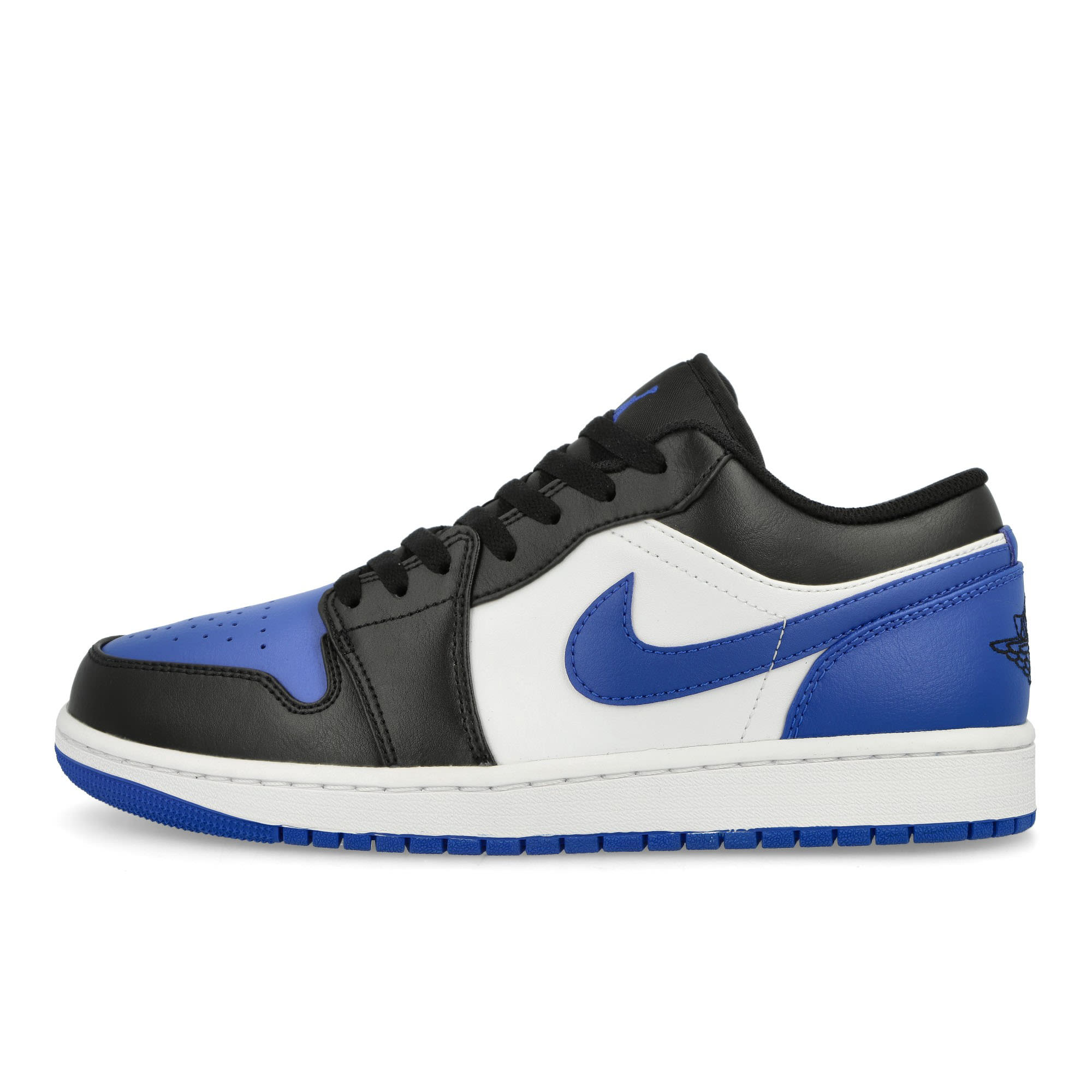 Jordan Air Jordan 1 Low White / Royal Blue - Black - White Low Top Sneakers 553558 140 | Overkill