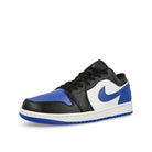 Jordan Air Jordan 1 Low White / Royal Blue - Black - White Low Top Sneakers  Close Up | Overkill
