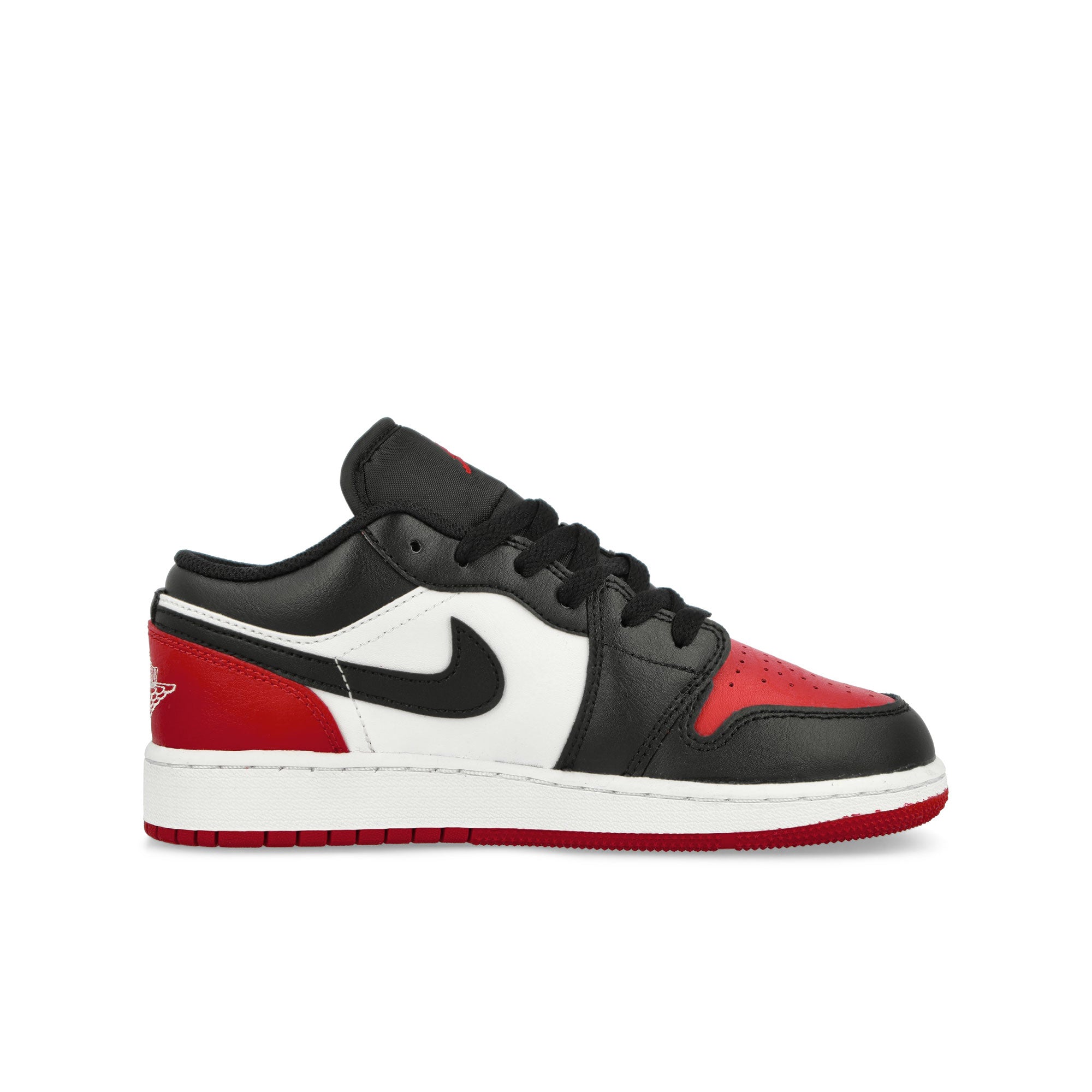 Jordan Air Jordan 1 Low GS White-Black - Varsity Red - White Low Top Sneakers  Silhouette | Overkill