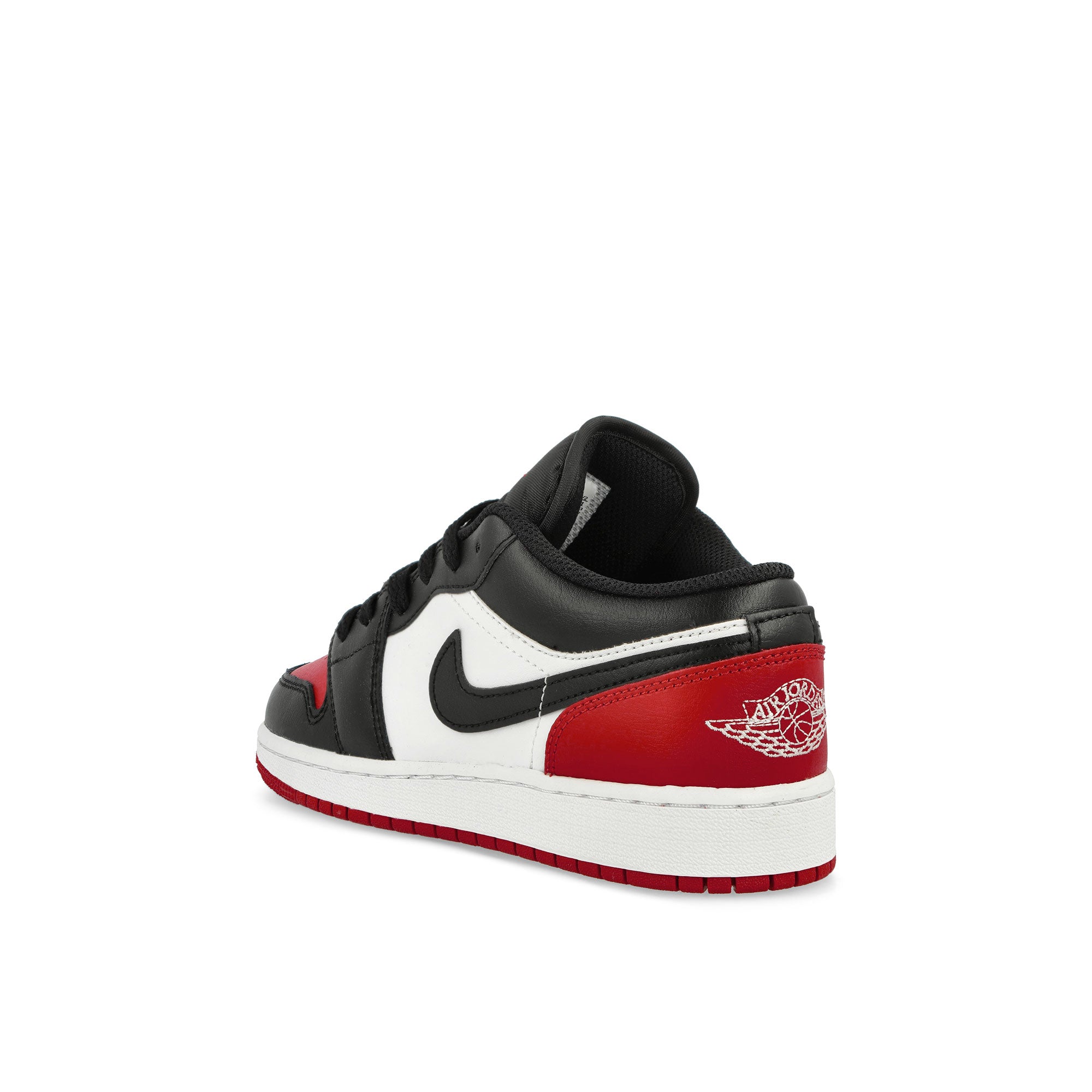Jordan Air Jordan 1 Low GS White-Black - Varsity Red - White Low Top Sneakers  Material | Overkill