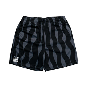 Parra Waved Mesh Shorts Black Shorts 55430 | Overkill
