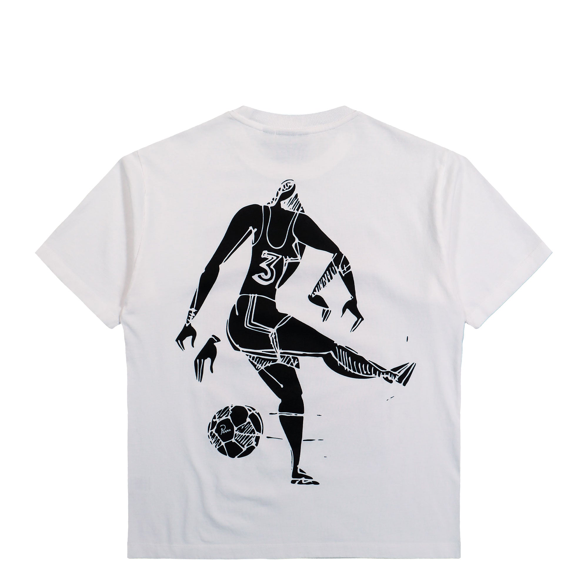 Parra Kicked Around T-Shirt White T-Shirts 55455 Close-up | Overkill
