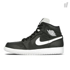 Jordan Air Jordan 1 Mid Black / White - White Mid Top Sneakers 554724 038 | Overkill