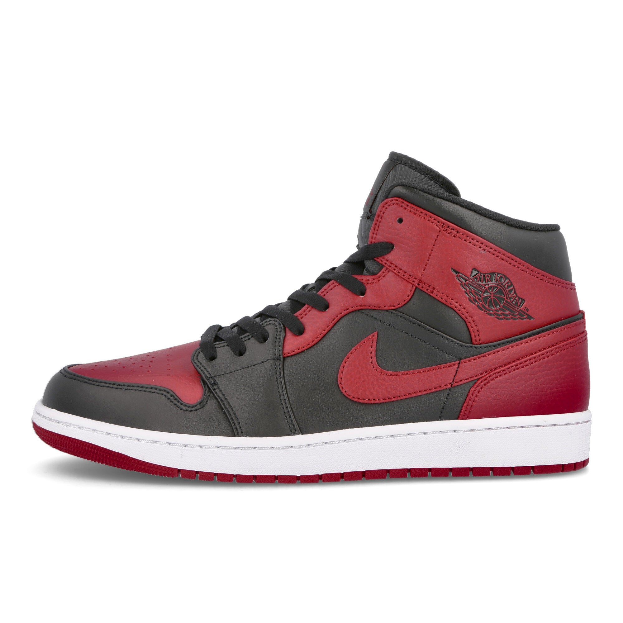 Air Jordan 1 Mid "Banned" Black / Gym Red - White Overkill Archive 554724 074 | Overkill
