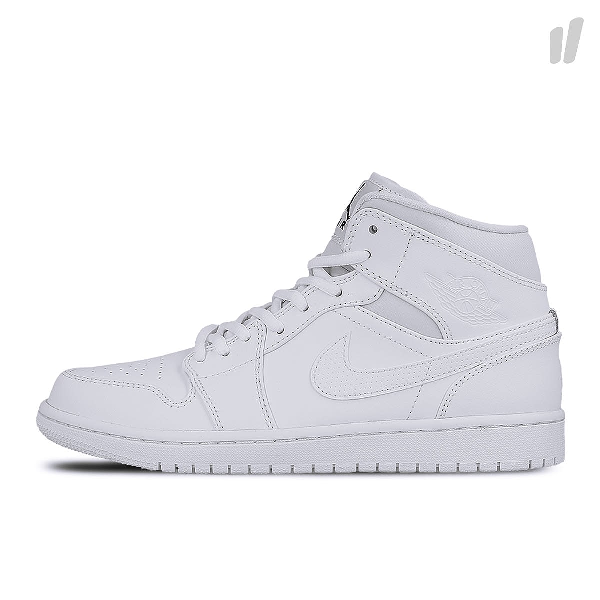 Jordan Air Jordan 1 Mid White / Black - White Mid Top Sneakers 554724 110 | Overkill