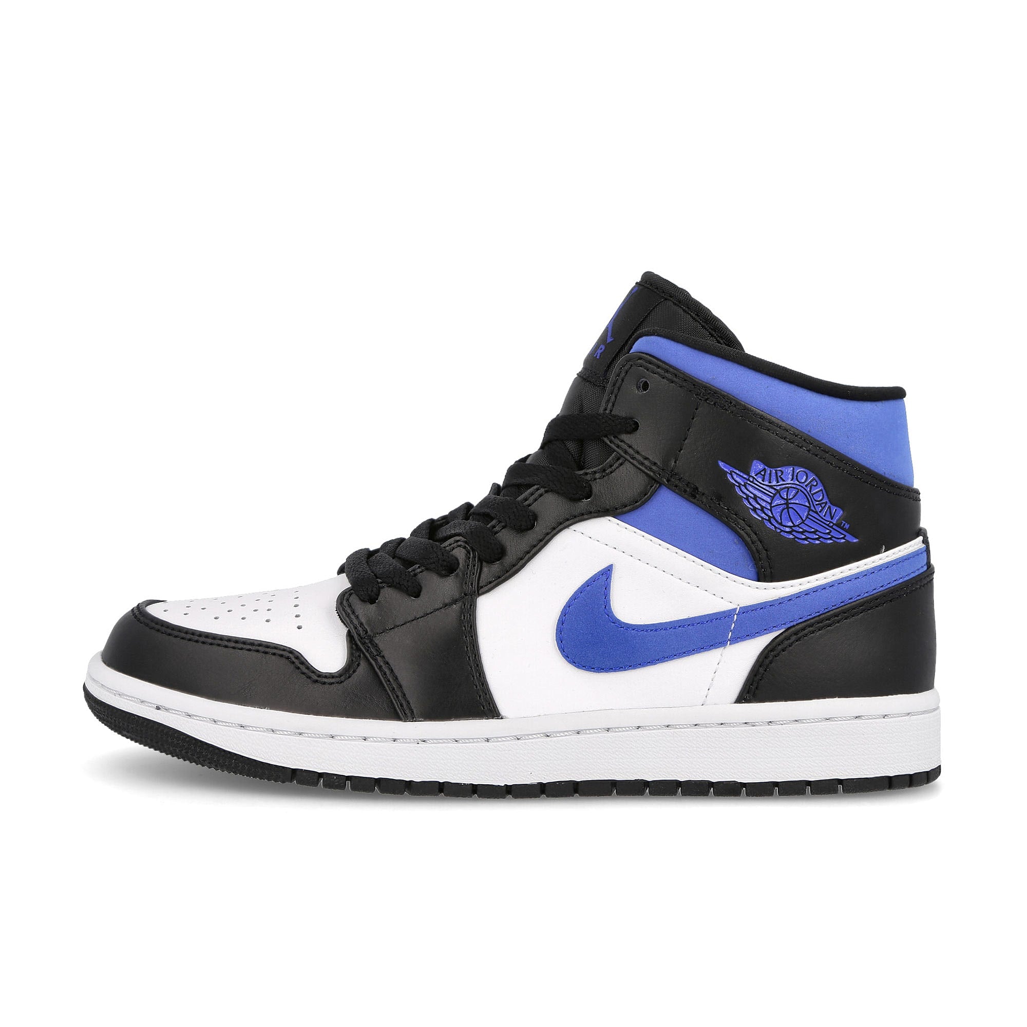 Jordan Air Jordan 1 Mid White / Racer Blue - Black  554724 140 | Overkill