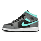 Jordan Air Jordan 1 Mid GS Black / Aurora Green - Smoke Grey  554725 063 | Overkill
