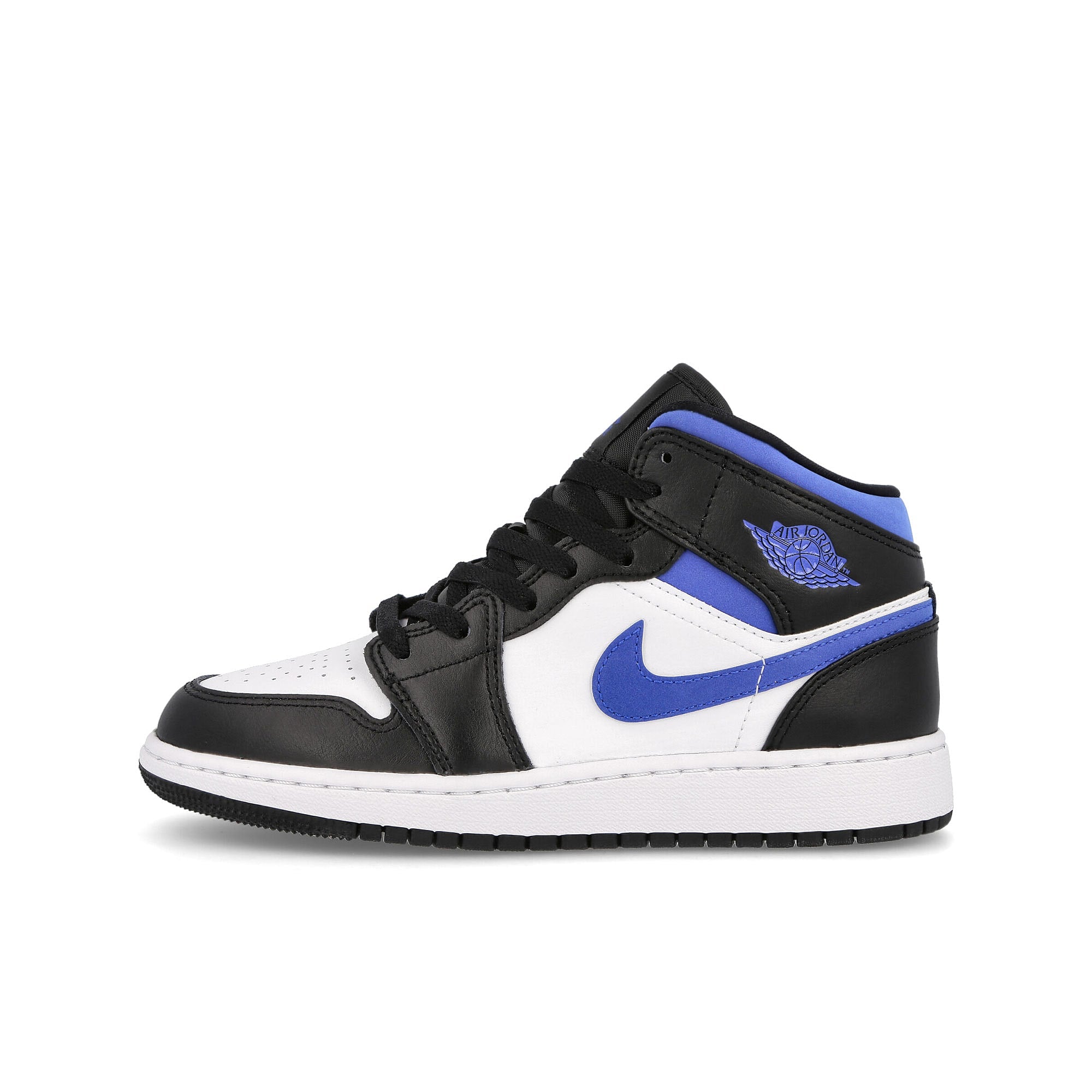 Jordan Air Jordan 1 Mid GS White / Racer Blue - Black  554725 140 | Overkill