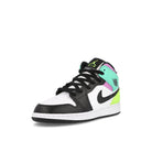 Jordan Air Jordan 1 Mid GS White / Black - Volt - Green Glow  Detailfoto | Overkill