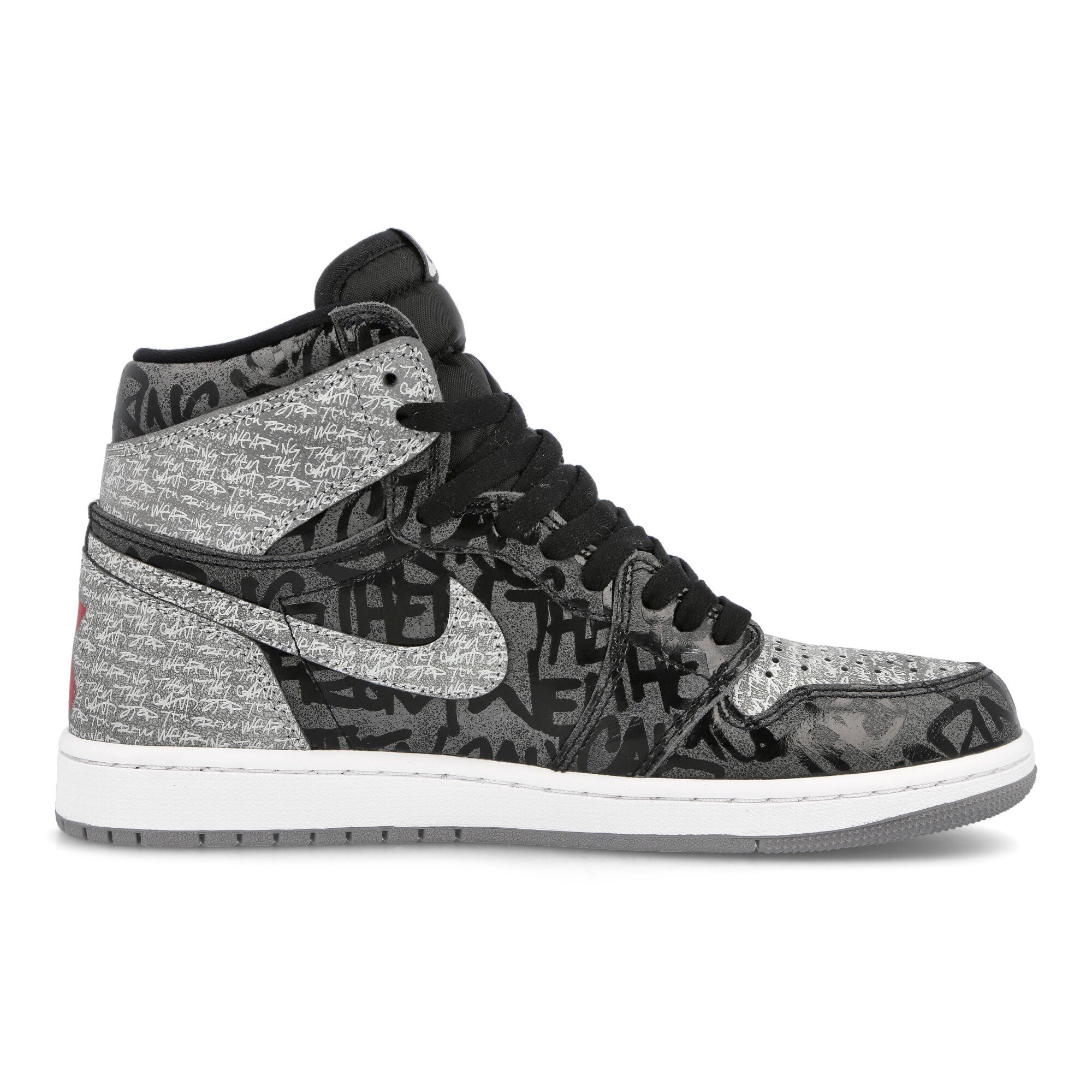 Jordan Air Jordan 1 Retro High OG Black / White - Particle Grey   Material | Overkill