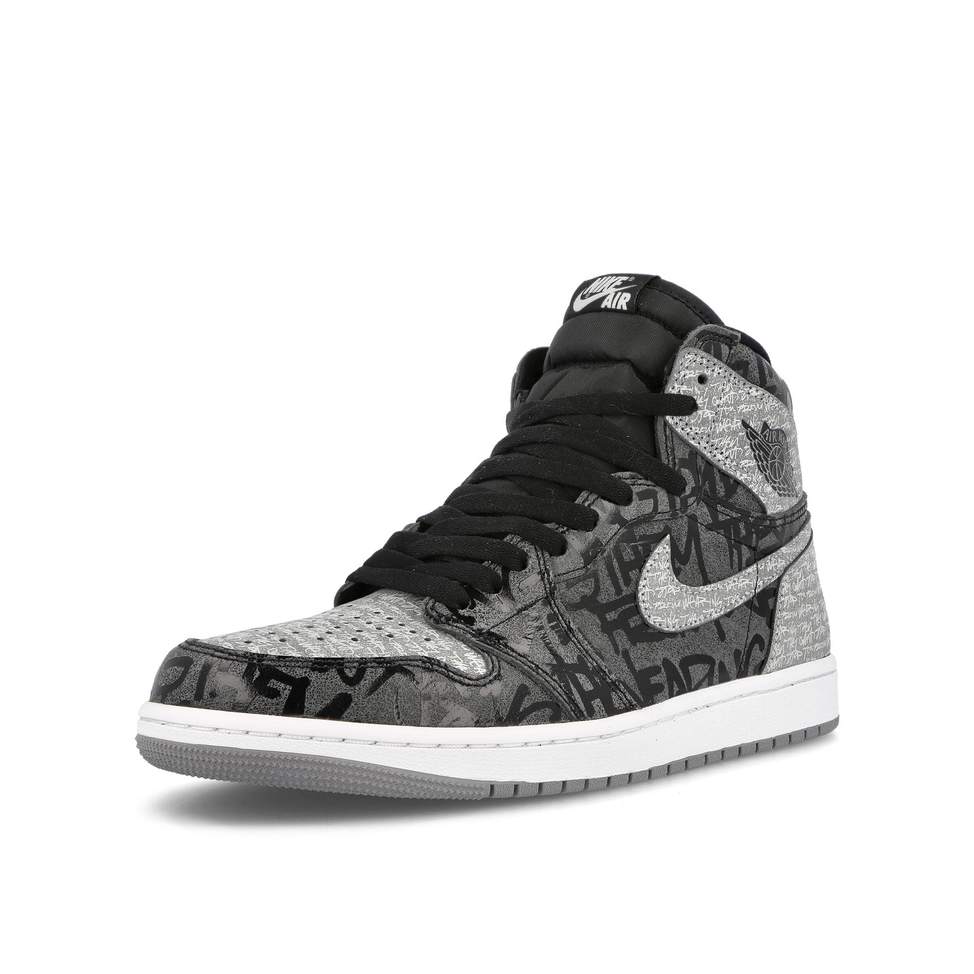 Jordan Air Jordan 1 Retro High OG Black / White - Particle Grey  Detailfoto | Overkill