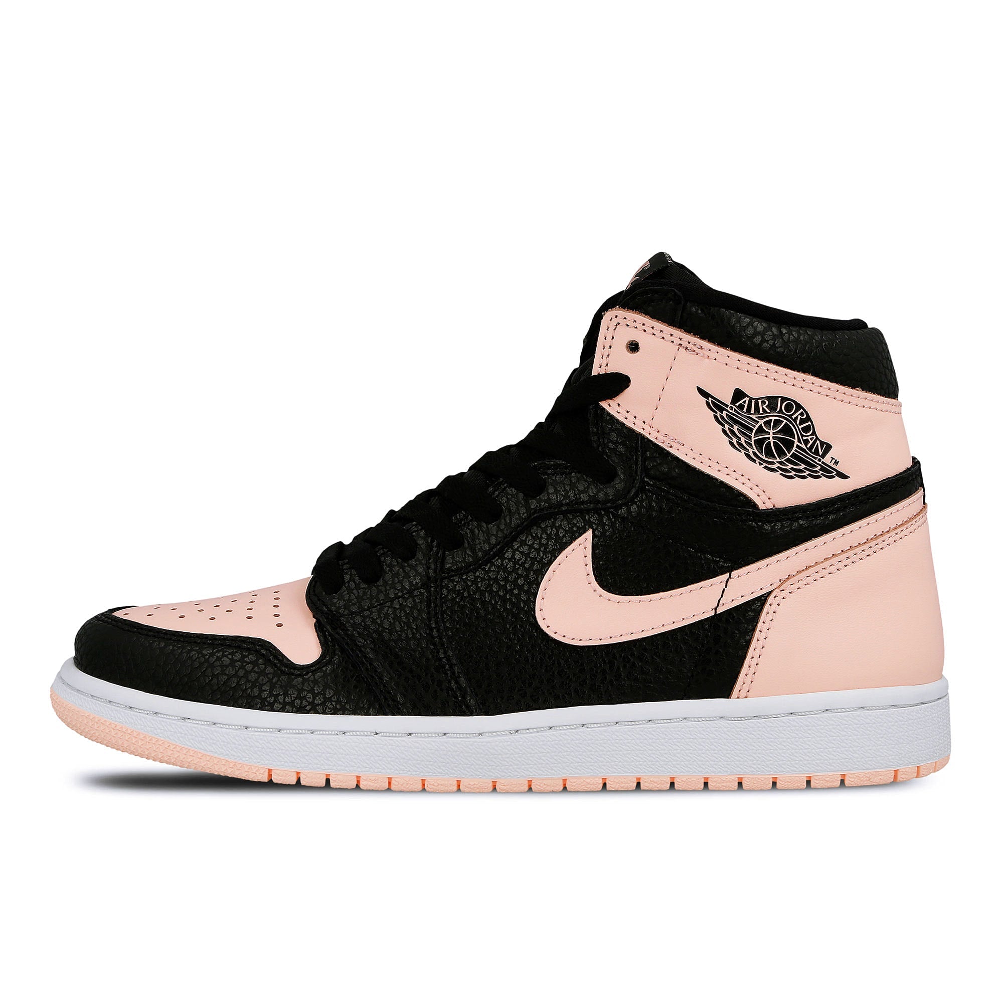 Jordan Air Jordan 1 Retro High OG Black / Crimson Tint - White - Hyper PInk High Top Sneakers 555088 081 | Overkill