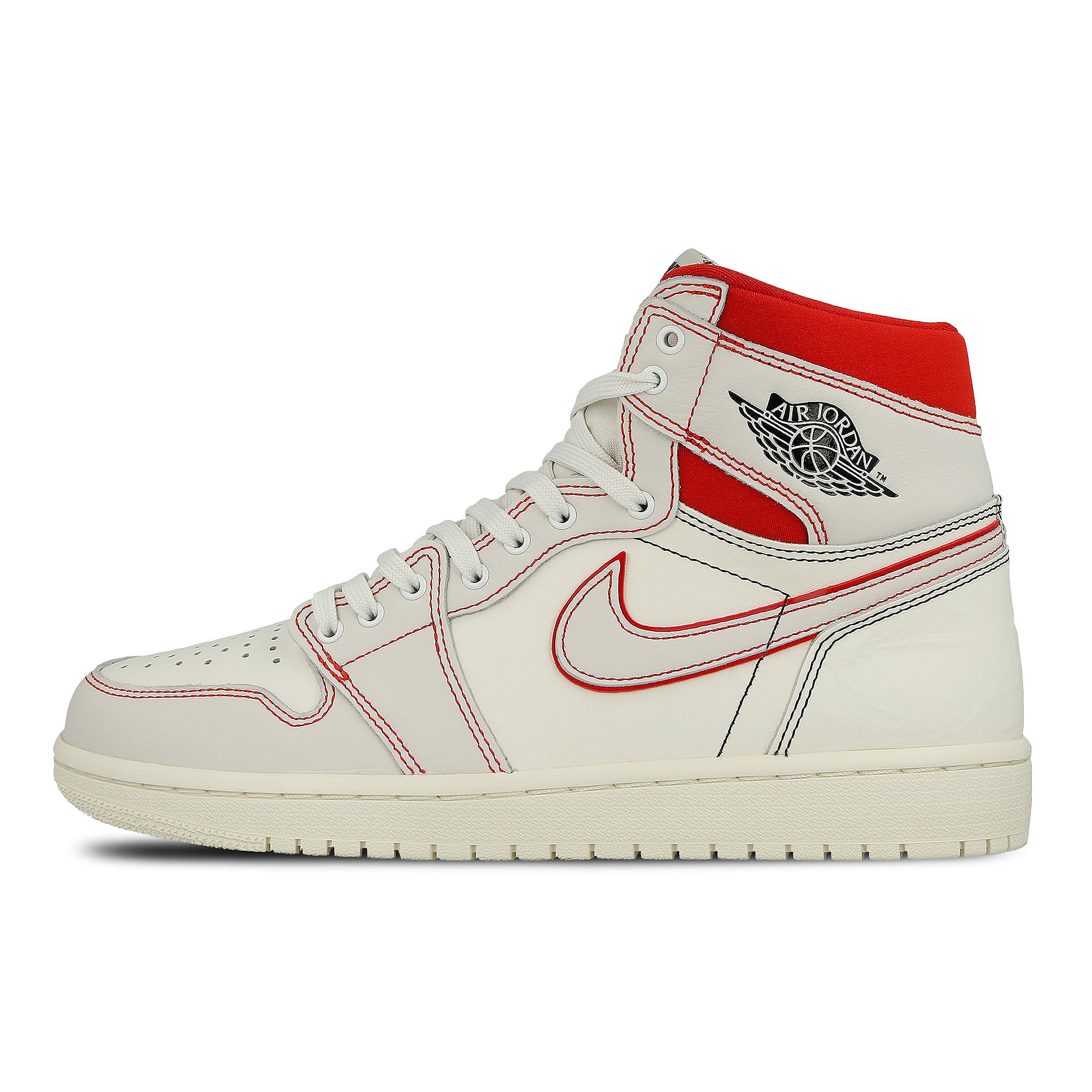 Jordan Air Jordan 1 Retro High OG Sail / Black - Phantom - University Red  555088 160 | Overkill
