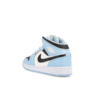 Jordan Air Jordan 1 Mid GS Ice Blue / Black - Sail - White Mid Top Sneakers  Material | Overkill
