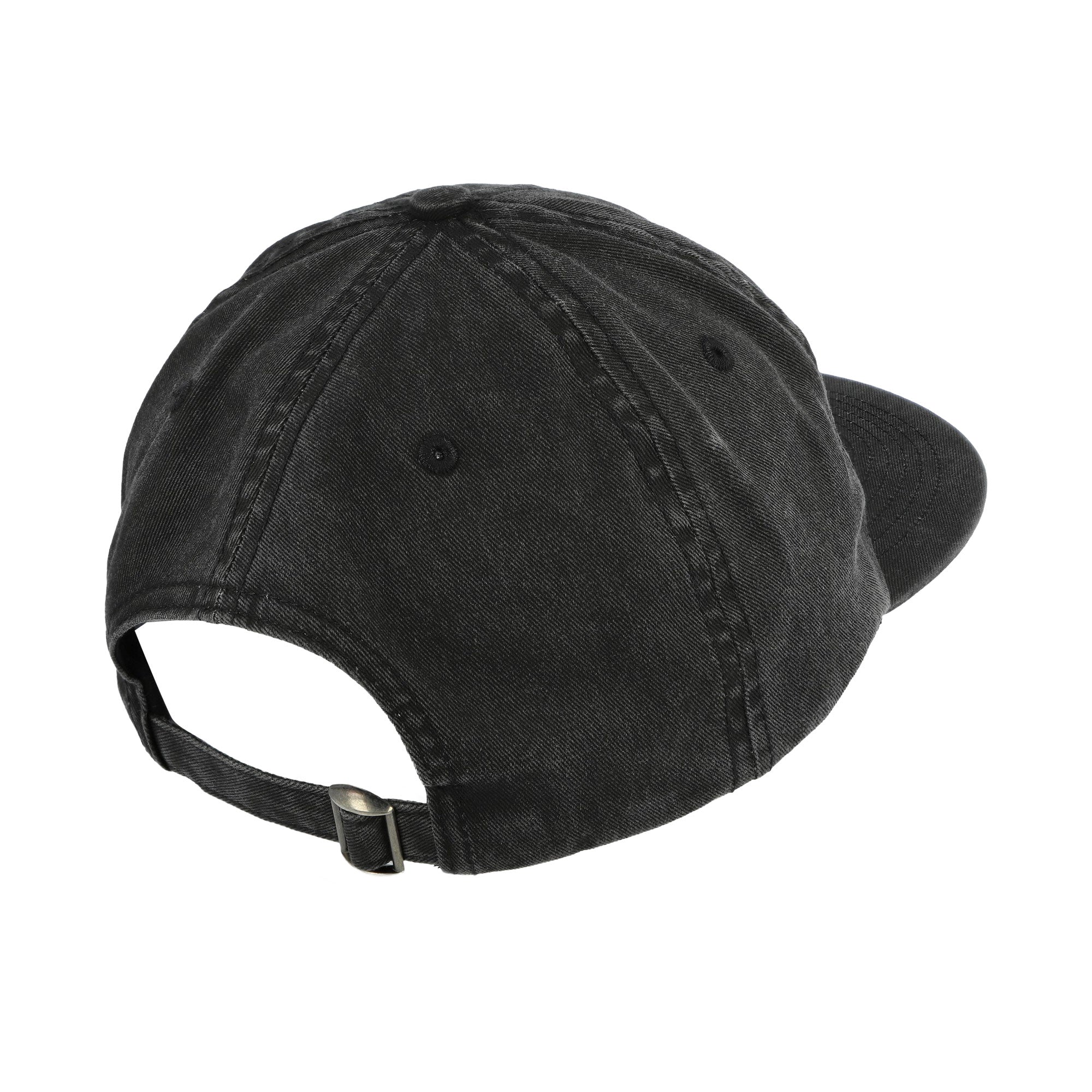 Parra Slanted P 6 Panel Hat Black Basecap 55573 Detail View 2 | Overkill
