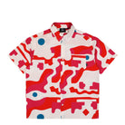 Parra Abstract Mountain Short Sleeve Shirt Red Shirt 56140 | Overkill

