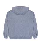 Parra A Cross To Bear Zip Hooded Sweatshirt Blue Hoodie 56230 Close-up | Overkill
