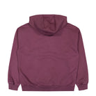 Parra A Cross To Bear Zip Hooded Sweatshirt Purple Hoodie 56231 Close-up | Overkill
