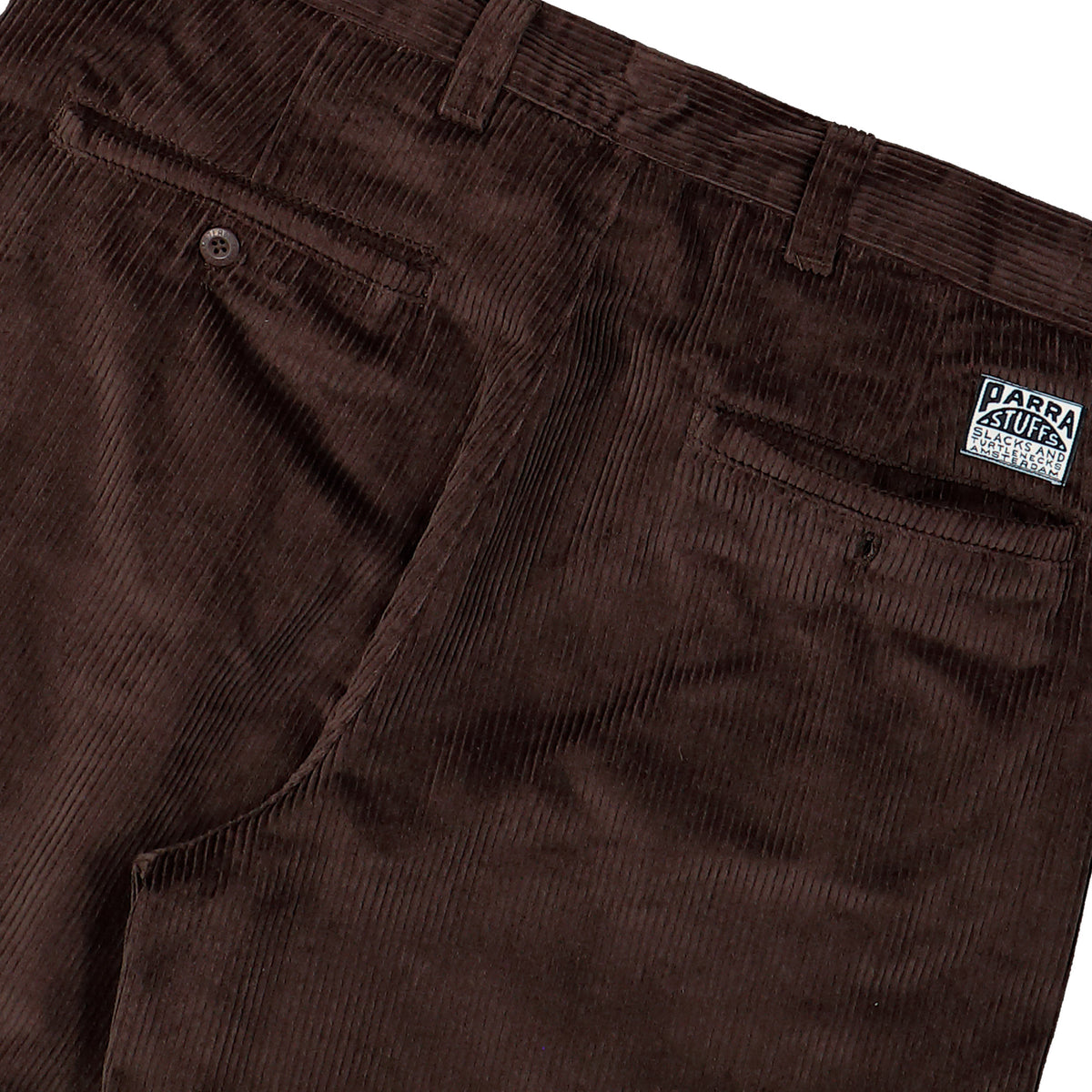 Parra Minor Chords Corduroy Pants Dark Brown Casual Pant 56351 Detail View 2 | Overkill
