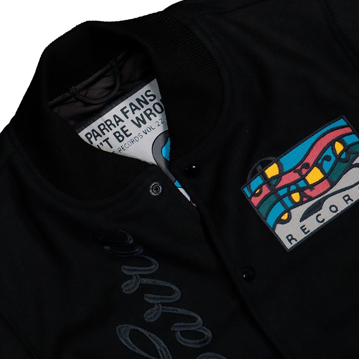 Parra All The Best Varsity Jacket Black Jacket 56355 Detailfoto | Overkill
