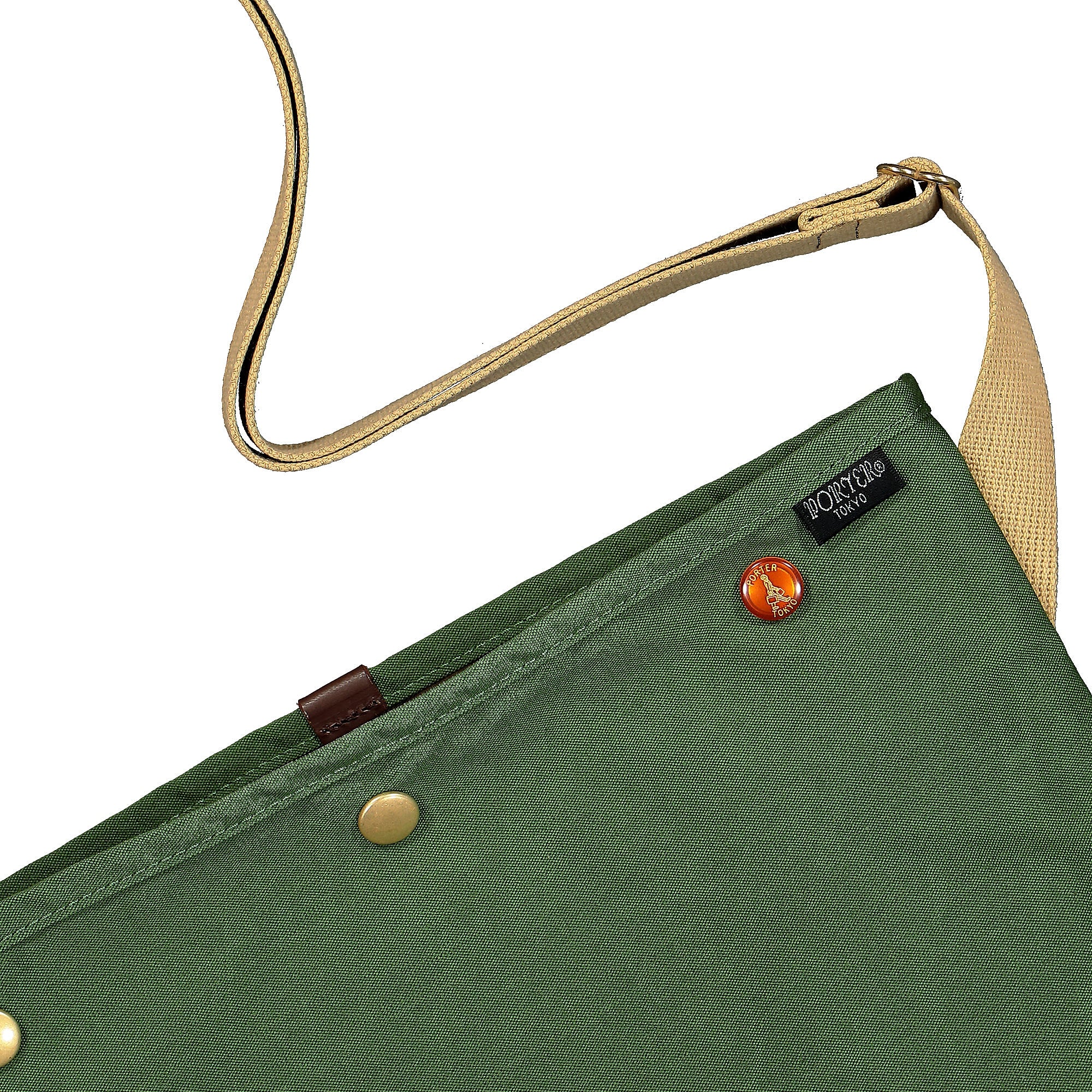 Porter-Yoshida & Co. Coppi Sacoshe Green Shoulder & Cross Body Bags  Material | Overkill