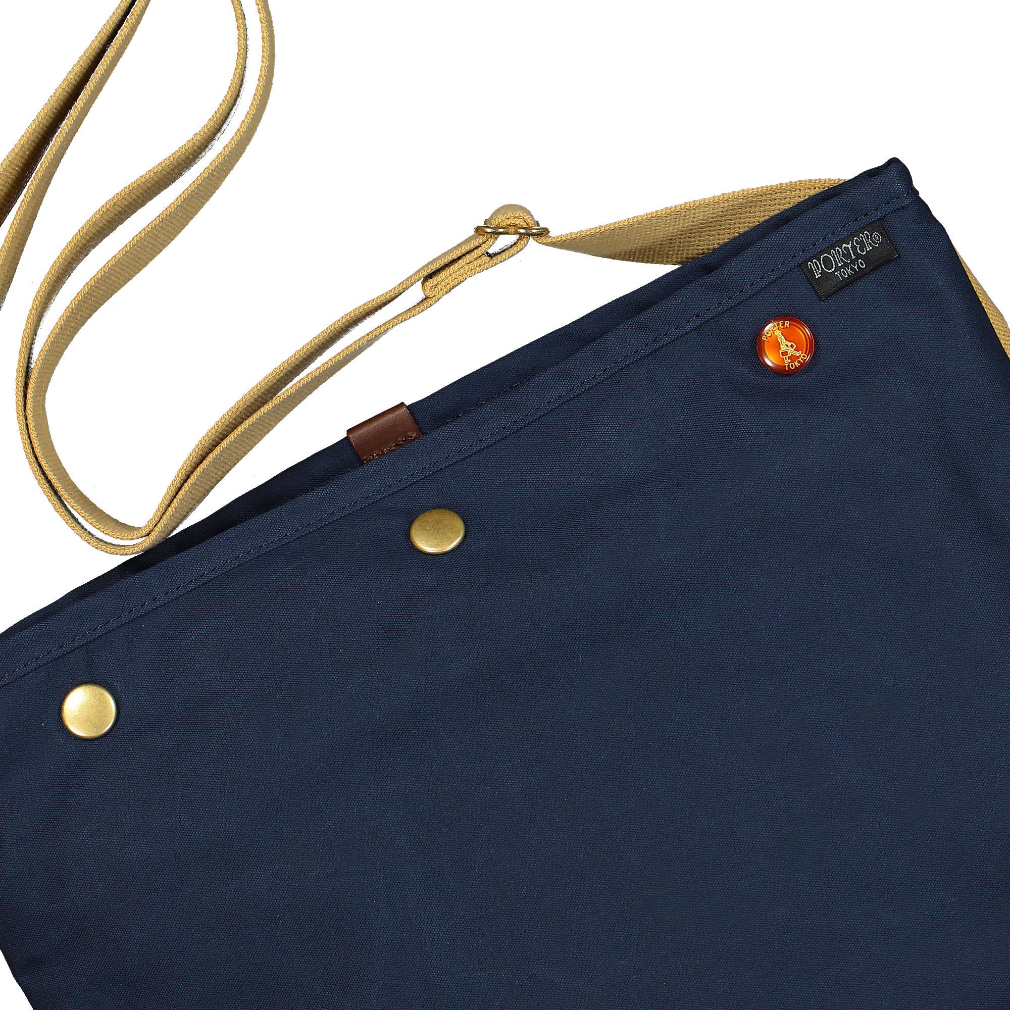 Porter-Yoshida & Co. Coppi Sacoche Navy Shoulder & Cross Body Bags  Material | Overkill