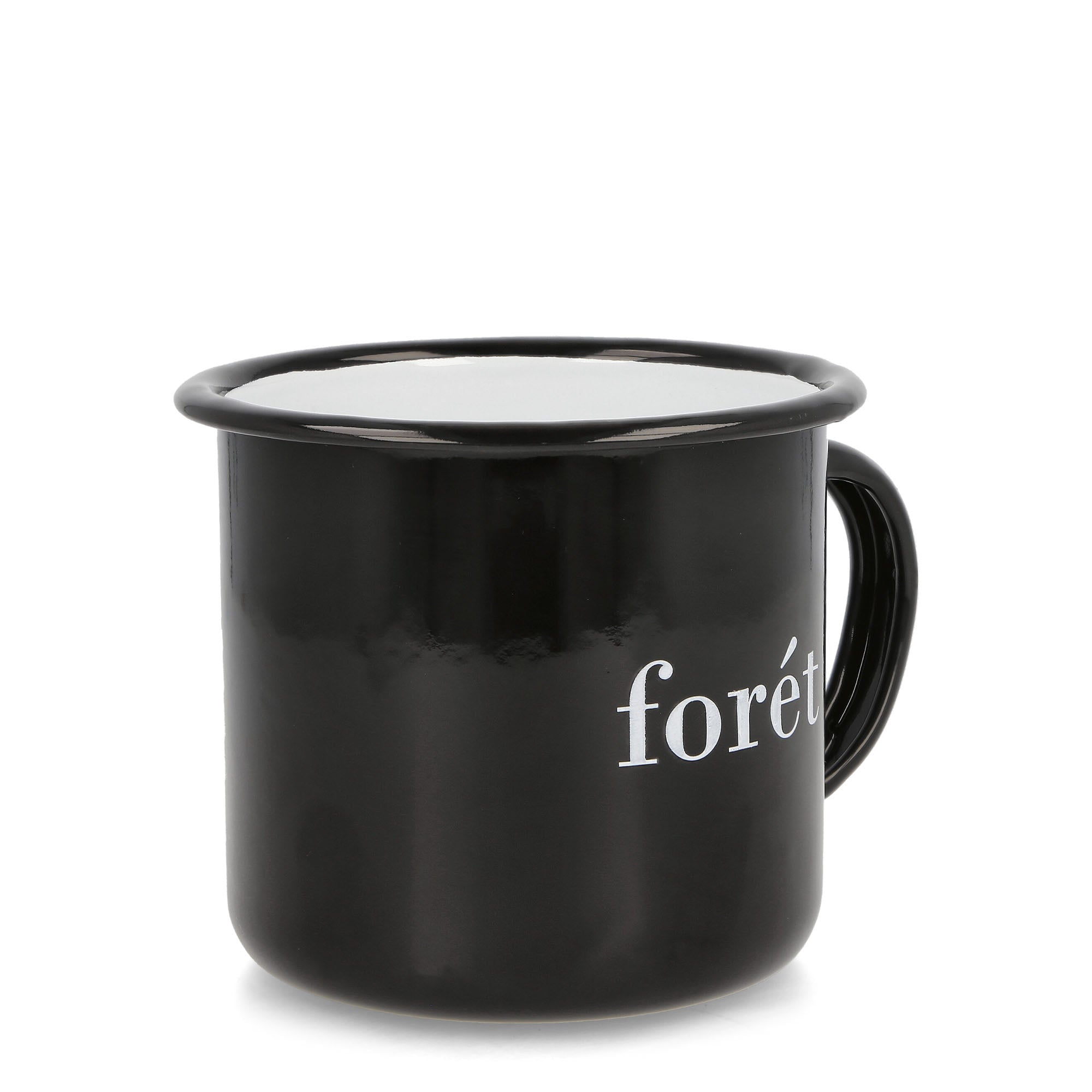 Forét Bean Enamel Mug Black Mugs & Bottles Detailfoto | Overkill