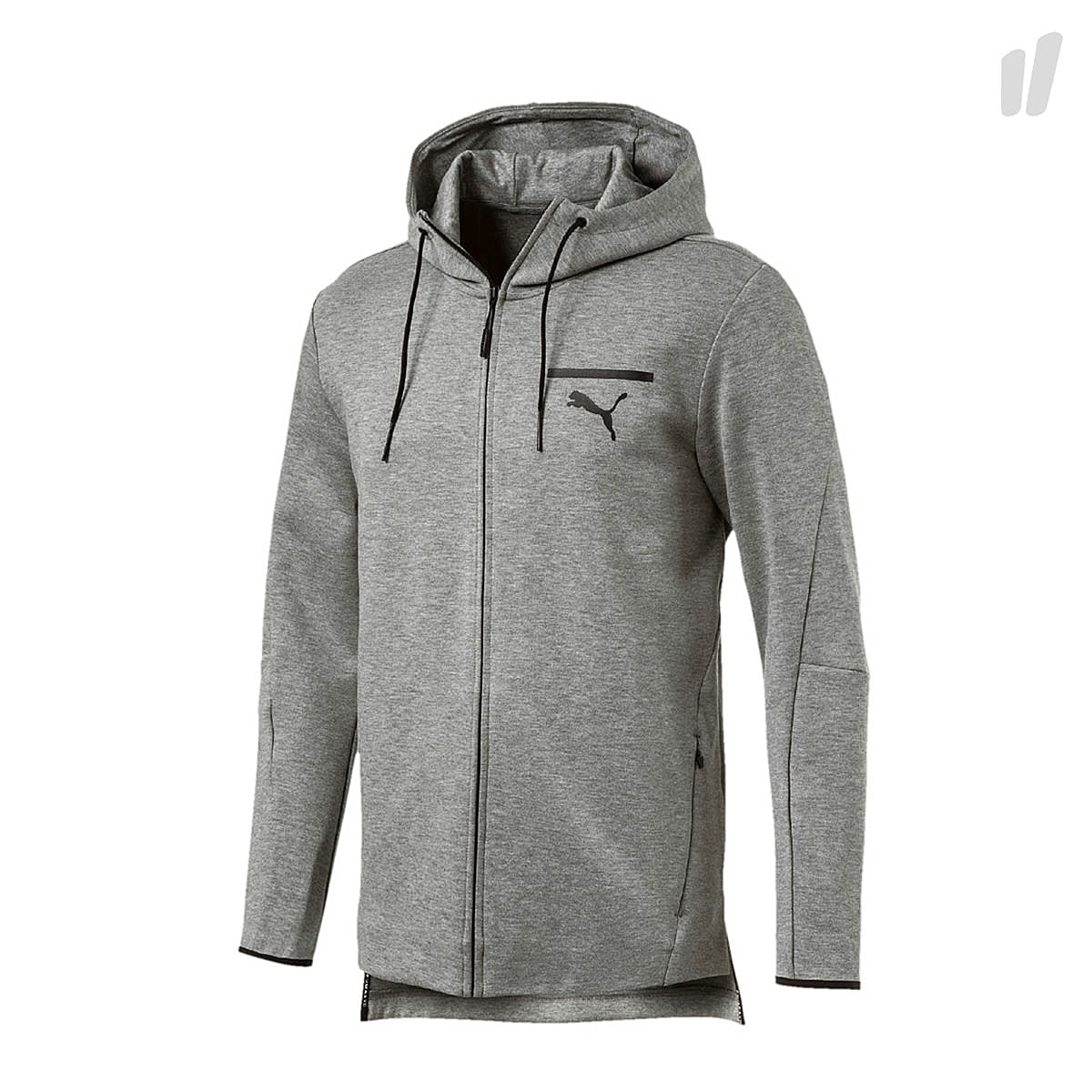 Puma Evo Core FZ Hoody Medium Grey Heather Hoodies 573342 03 | Overkill